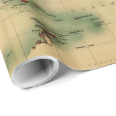  kaart van de wereld (1911) - Stijlvol Cadeaupapier (Rol Hoek)