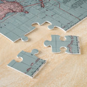 kaart van de wereld (1912) legpuzzel (Zijkant)