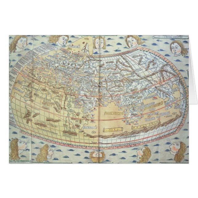 Kaart van de wereld 2 (Voorkant Horizontaal)