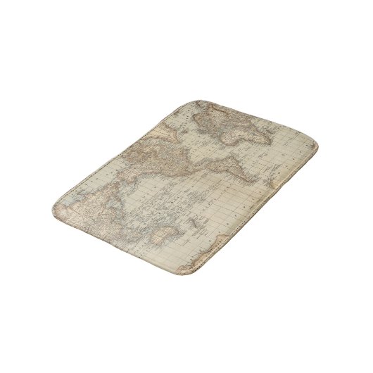Kaart van de wereld 2 2 badmat (Gekanteld)