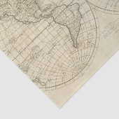 Kaart van de wereld 2 2 tissuepapier (Detail)
