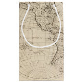 Kaart van de wereld 2 klein cadeauzakje (Achterkant)