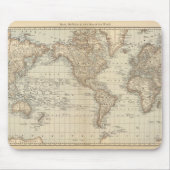 Kaart van de wereld 2 muismat (Voorkant)