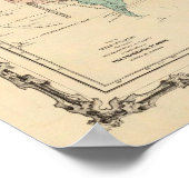 Kaart van de wereld 2 poster (Hoek)