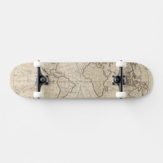 Kaart van de wereld 2 skateboard (Horizontaal)