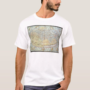 Kaart van de wereld 2 t-shirt