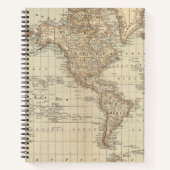 Kaart van de wereld 3 notitieboek (Voorkant)