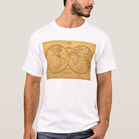 Kaart van de wereld 5 t-shirt (Voorkant)
