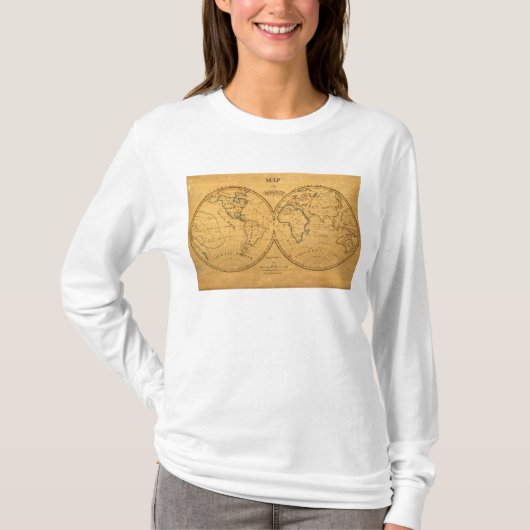 Kaart van de wereld 5 t-shirt (Voorkant)