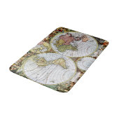 Kaart van de wereld badmat (Gekanteld)