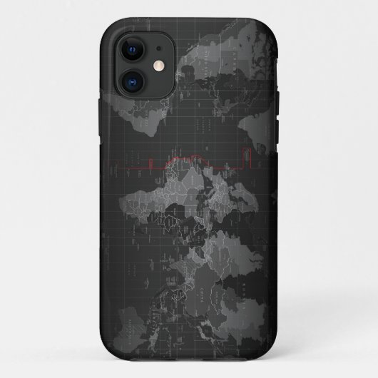 Kaart van de wereld Case-Mate iPhone case (Achterkant)