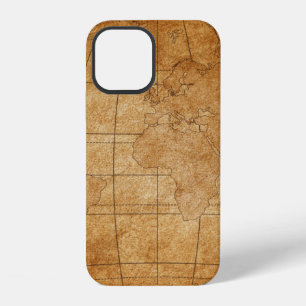 kaart van de wereld iPhone 12 hoesje