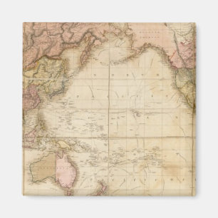 Kaart van de wereld magneet