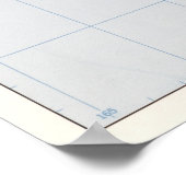 Kaart van de wereld met landen (1987) poster (Hoek)