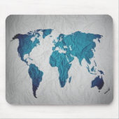 Kaart van de wereld muismat (Voorkant)