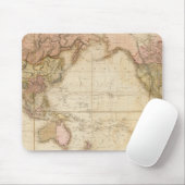 Kaart van de wereld muismat (Met muis)