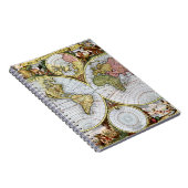 Kaart van de wereld notitieboek (Rechterzijde)