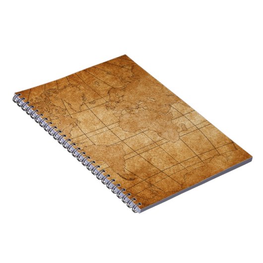 kaart van de wereld notitieboek (Rechterzijde)