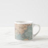 Kaart van de wereld op de prognose van Mercator Espresso Kop (Rechts)
