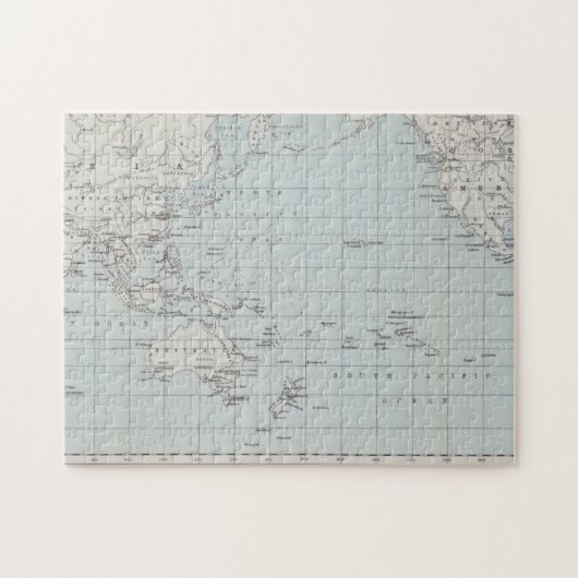 Kaart van de wereld op de prognose van Mercator Legpuzzel (Horizontaal)