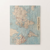 Kaart van de wereld op de prognose van Mercator Legpuzzel (Verticaal)