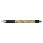 Kaart van de wereld over de mondiale projectie pen (Voorkant)