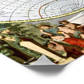 Kaart van de wereld poster (Hoek)