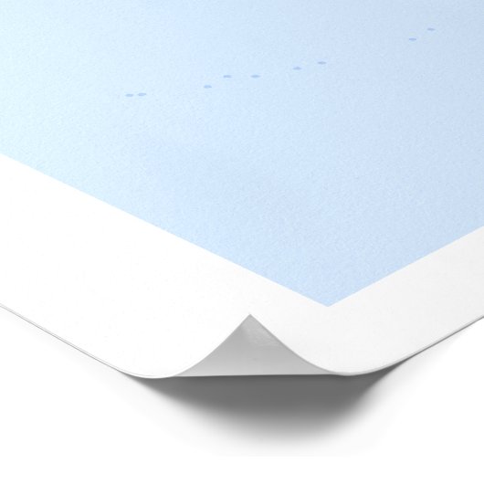 Kaart van de wereld poster (Hoek)