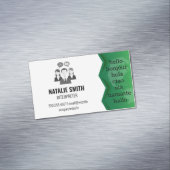 Kaart van de wereld | Talen van tolken Magnetisch Visitekaartje (Voorbeeld)