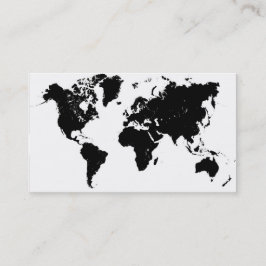 Kaart van de wereld - Visitekaartje