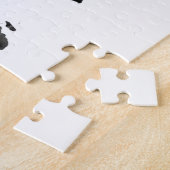 Kaart van de Wereld Waterverf Black Legpuzzel (Zijkant)