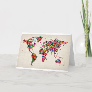 Kaart van de Wereldkaart