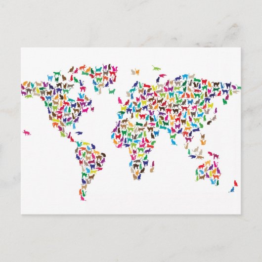 Kaart van de Wereldkaart (Voorkant)