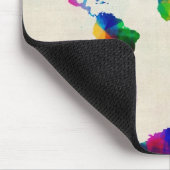 Kaart van de Wereldkaart van de Oude Muziek van he Muismat (Hoek)