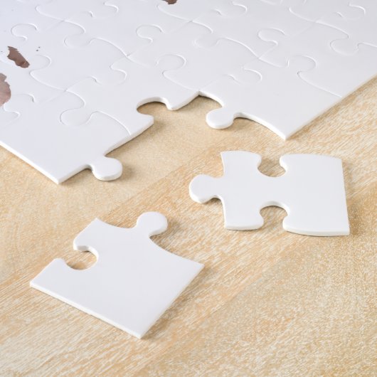 Kaart van de WereldWaterverf Legpuzzel (Zijkant)