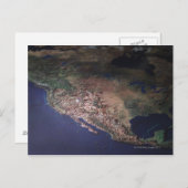 Kaart van de West Coast USA (Voorkant / Achterkant)