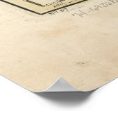 Kaart van de West Indies van Emanuel Bowen (1752) Poster (Hoek)