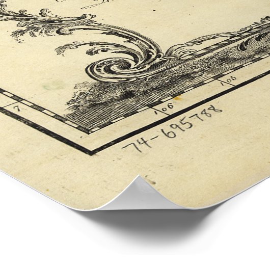 Kaart van de West Indies van Thomas Bowen (1774) Poster (Hoek)