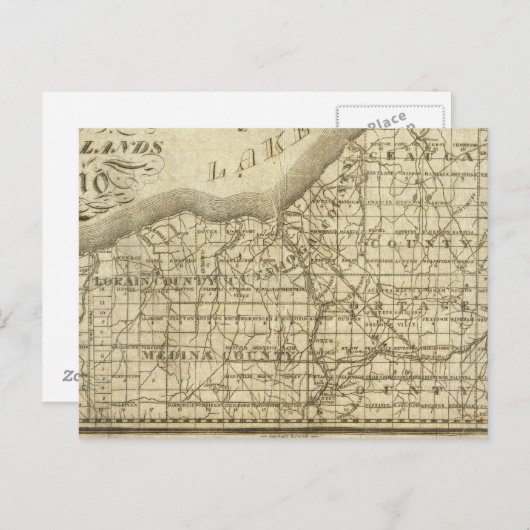 Kaart van de Westerne reserve (Voorkant / Achterkant)