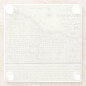 Kaart van de Westerne reserve Glazen Onderzetter (Achterkant)