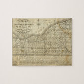 Kaart van de Westerne reserve Legpuzzel (Horizontaal)