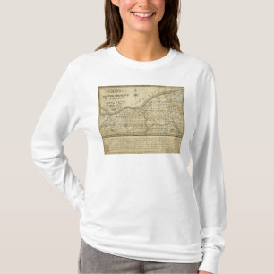 Kaart van de Westerne reserve T-shirt