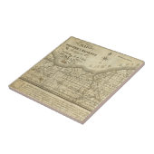 Kaart van de Westerne reserve Tegeltje (Zijkant)