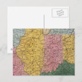 Kaart van de Westerne Staten (Voorkant / Achterkant)