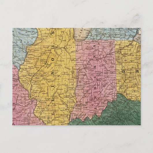 Kaart van de Westerne Staten (Voorkant)