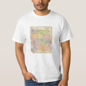 kaart van de Westerne staten T-shirt (Voorkant)