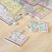  kaart van de Westerne Verenigde Staten (1853) Legpuzzel (Zijkant)