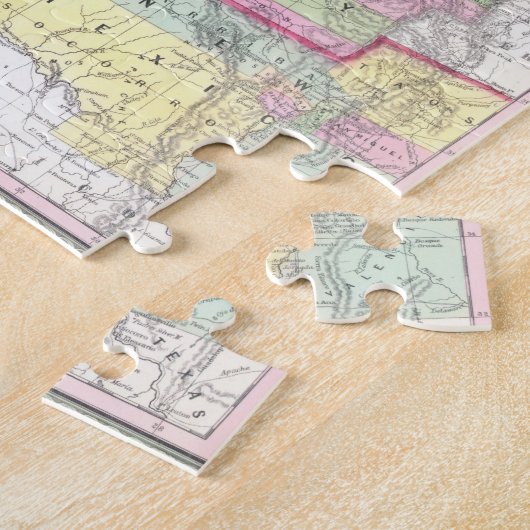 kaart van de Westerne Verenigde Staten (1853) Legpuzzel (Zijkant)