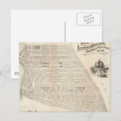 kaart van de wijngaard Marthas (1873) (Voorkant / Achterkant)