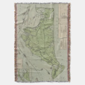  kaart van de wijngaard Marthas (1913) Deken (Voorkant Verticaal)